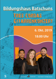 Tres Cordes, Gitarrenkonzert im Bildungshaus