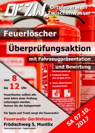 Feuerlöscher - Überprüfungsaktion