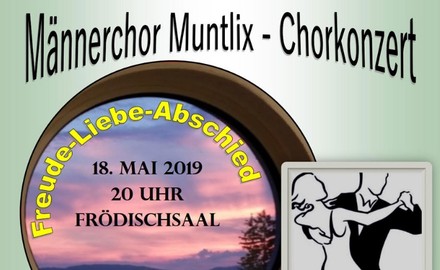 Chorkonzert Männerchor Muntlix