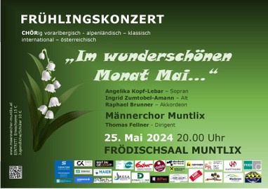 Frühlingskonzert - "Im wunderschönen Monat Mai"