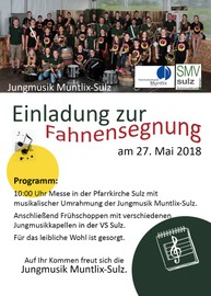 Einladung zur Fahnensegnung
