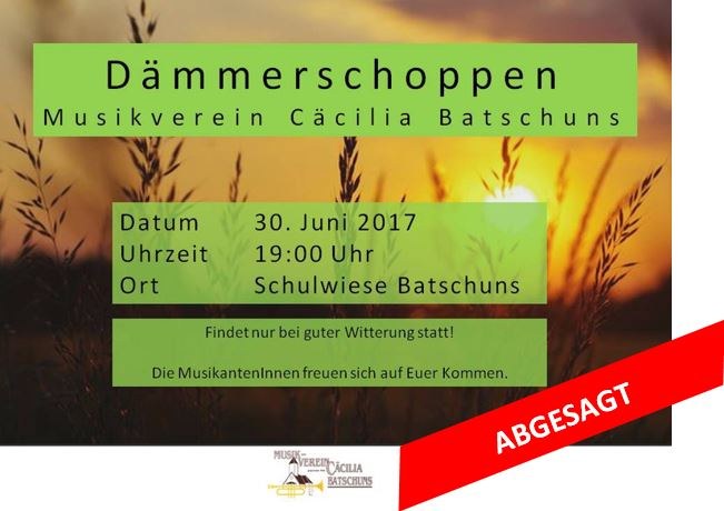 Dämmmerschoppen des MV Batschuns