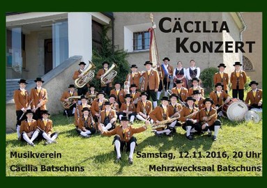 Herbstkonzert Musikverein Cäcilia Batschuns
