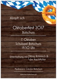 OKTOBERFEST am 07. Oktober 2017