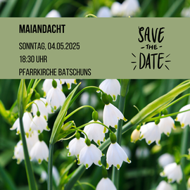 Maiandacht am So. 04.05.2025